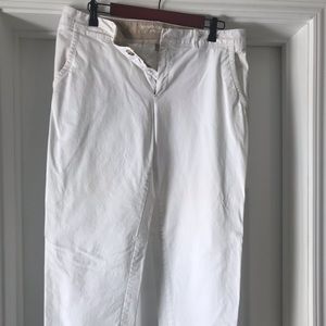 Banana Republic city chino crop pants